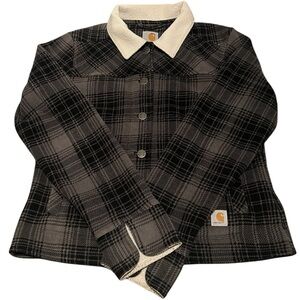 Carhartt Women's Black Plaid Jacket